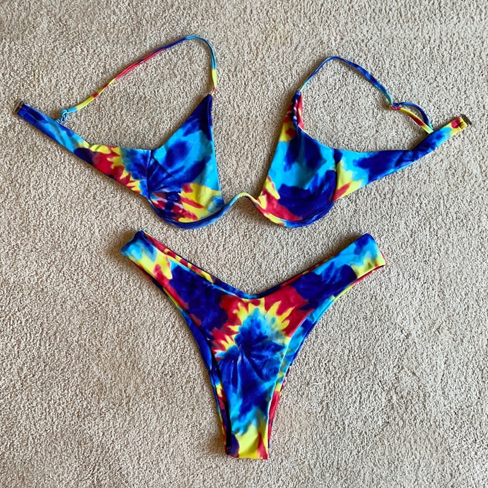 Tie-Dye Bikini Set